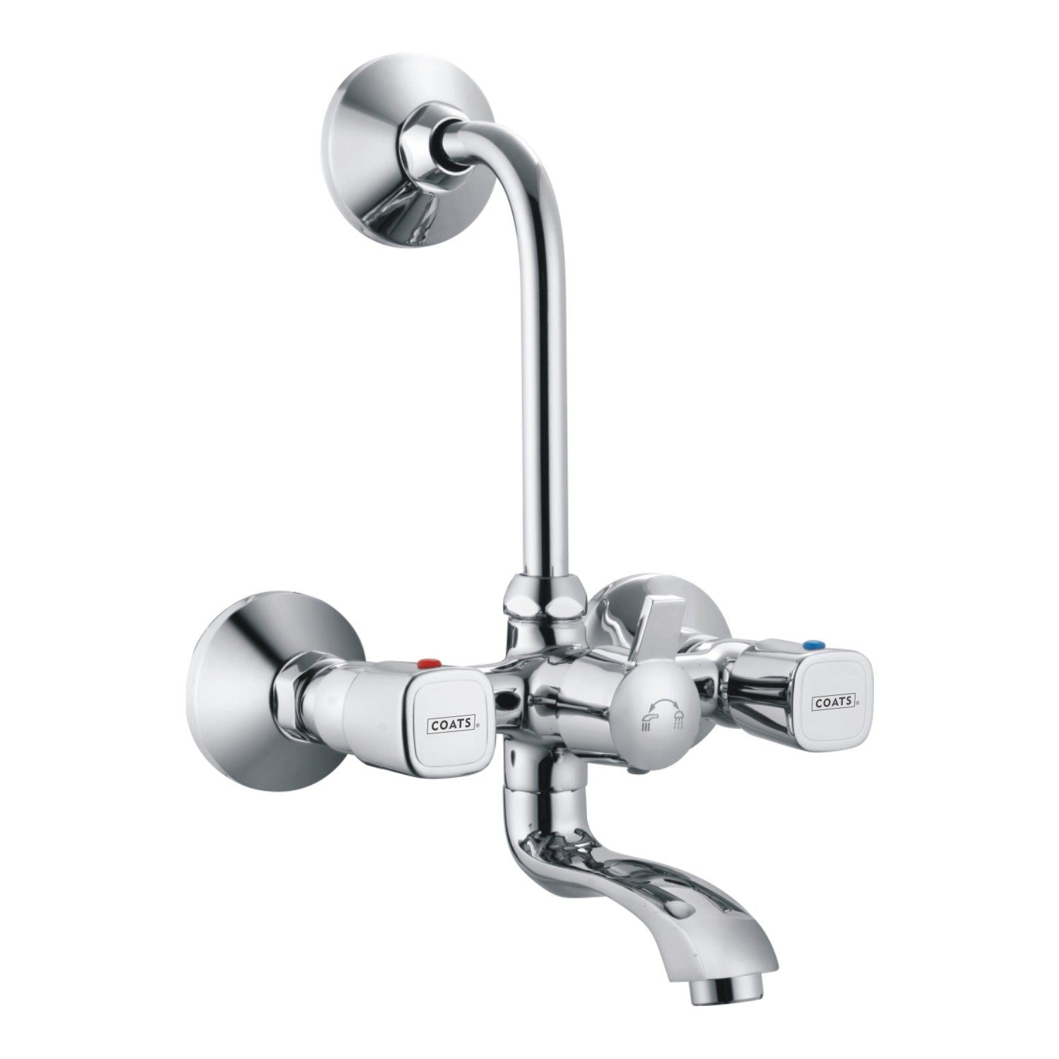 Wall Mixer Telephonic with 'L' Bend