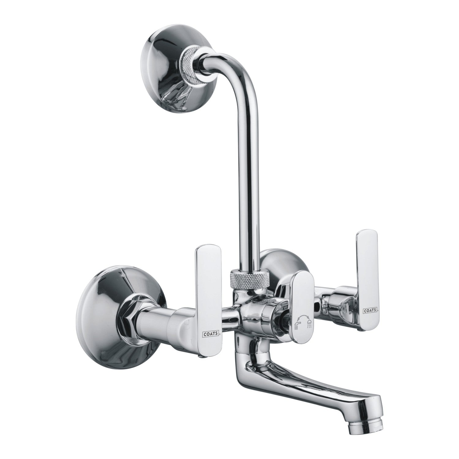 Wall Mixer Telephonic with 'L' Bend