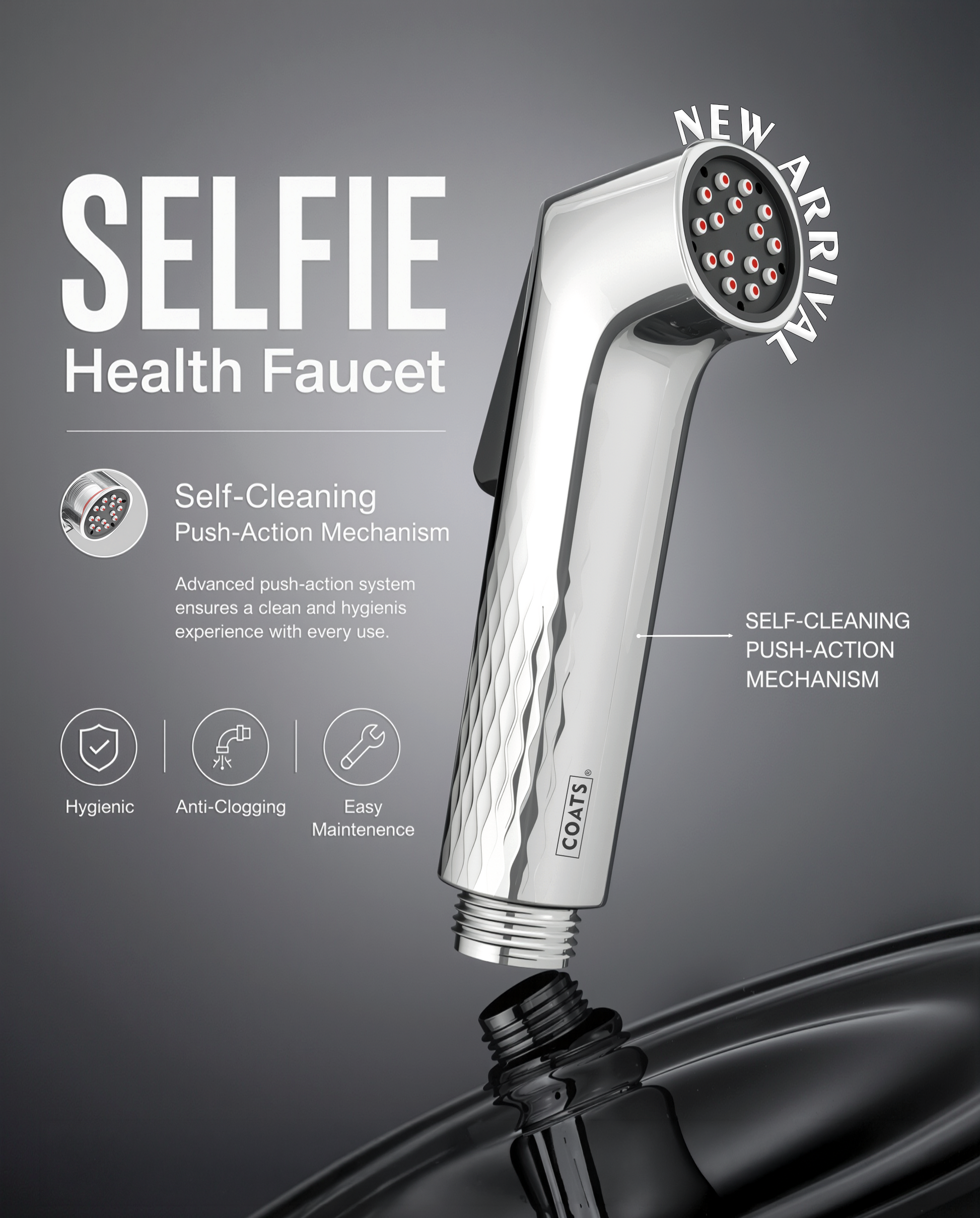 Selfie Self Cleaning Health Faucet