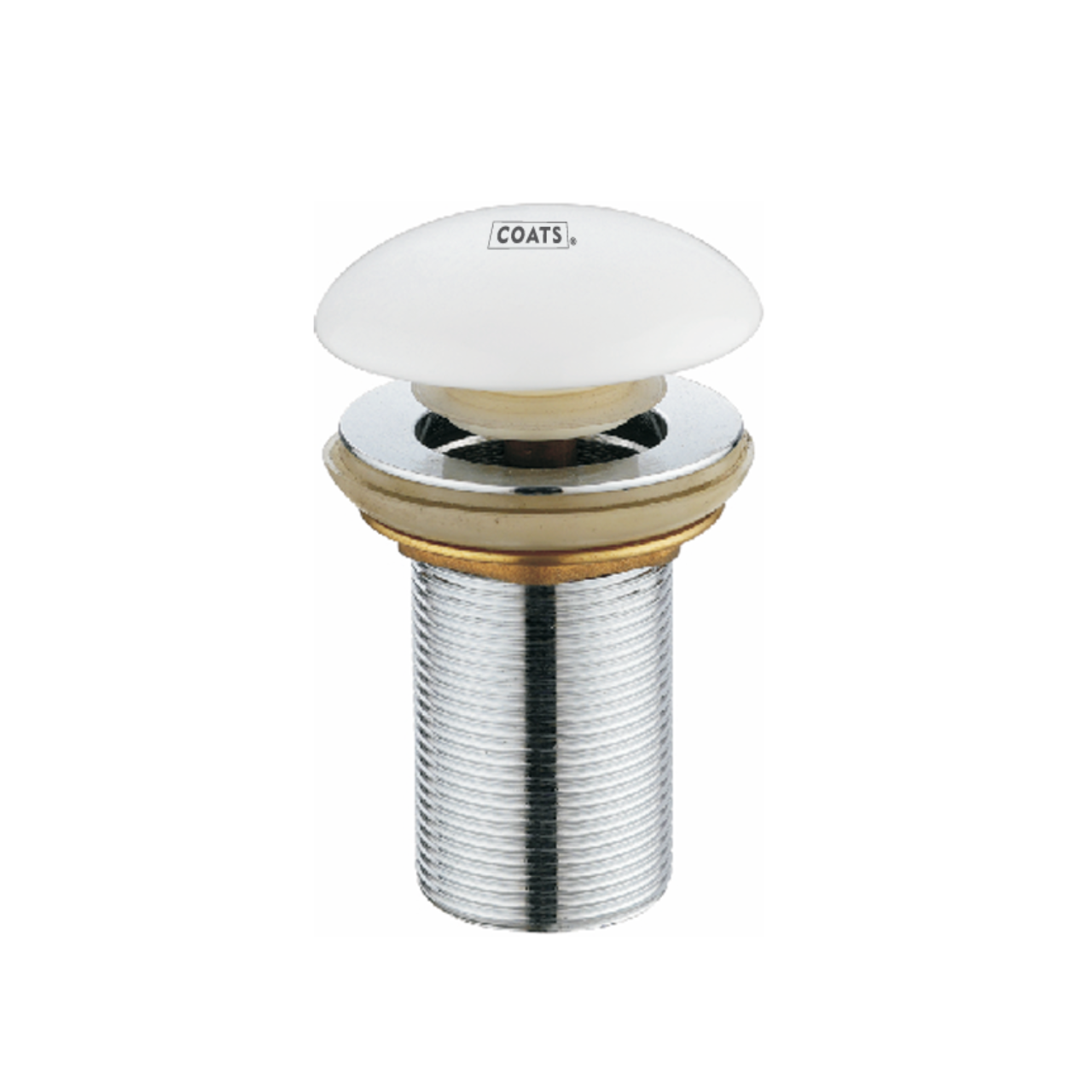 BRASS Popup Waste Coupling 3" Ceramic