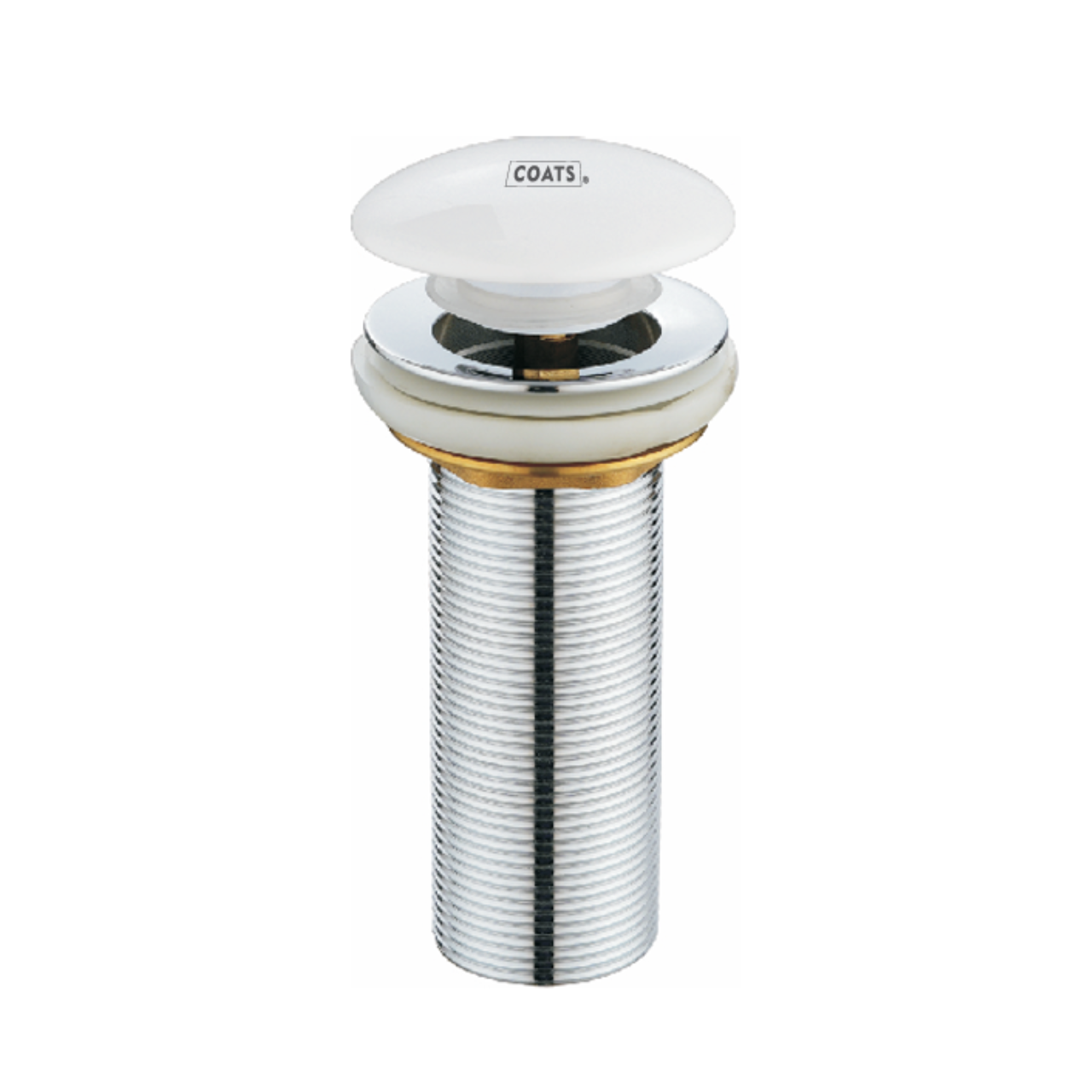 BRASS Popup Waste Coupling 5" Ceramic