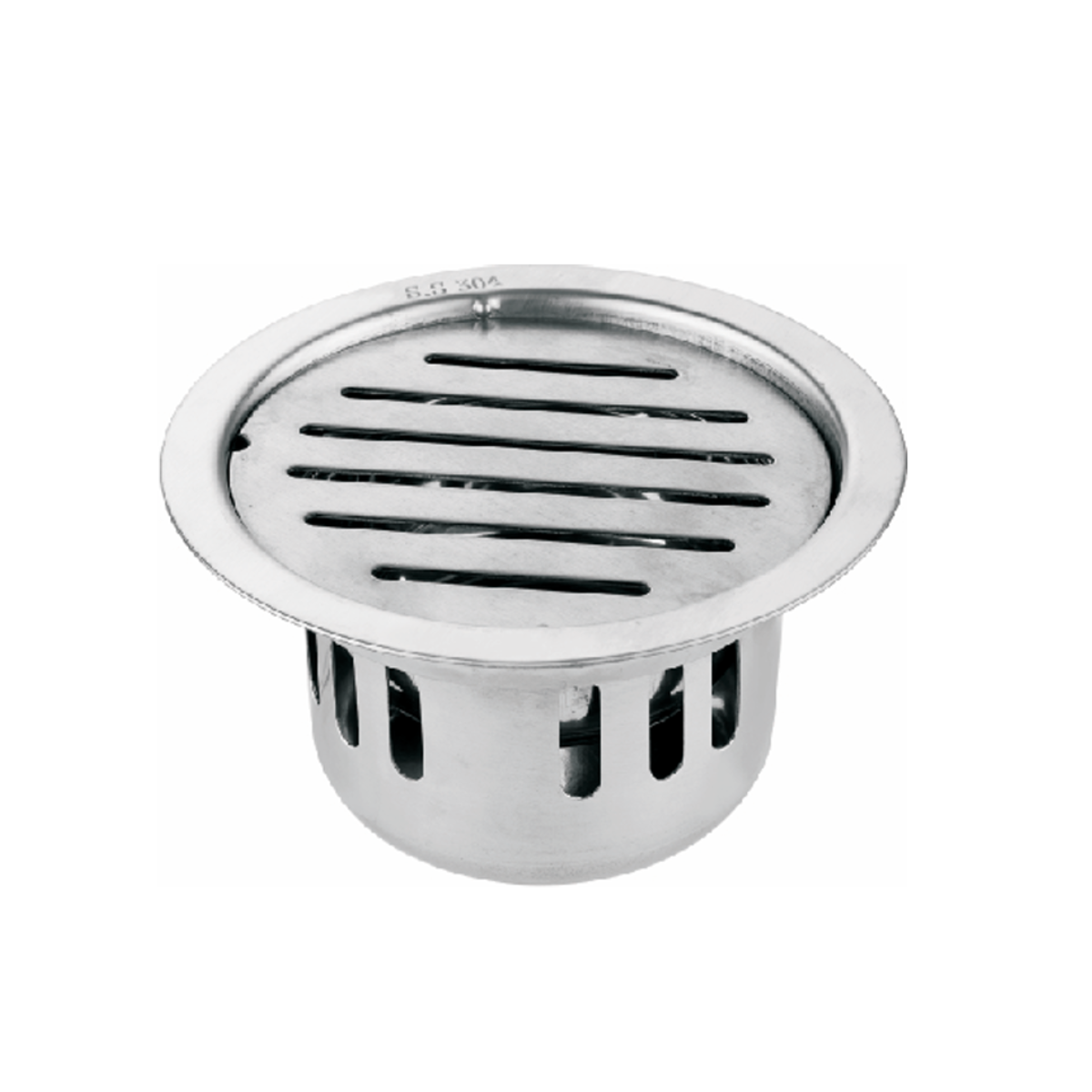 SS 304 (Linning) Anti Cockroach Trap Plain (Round) 5"