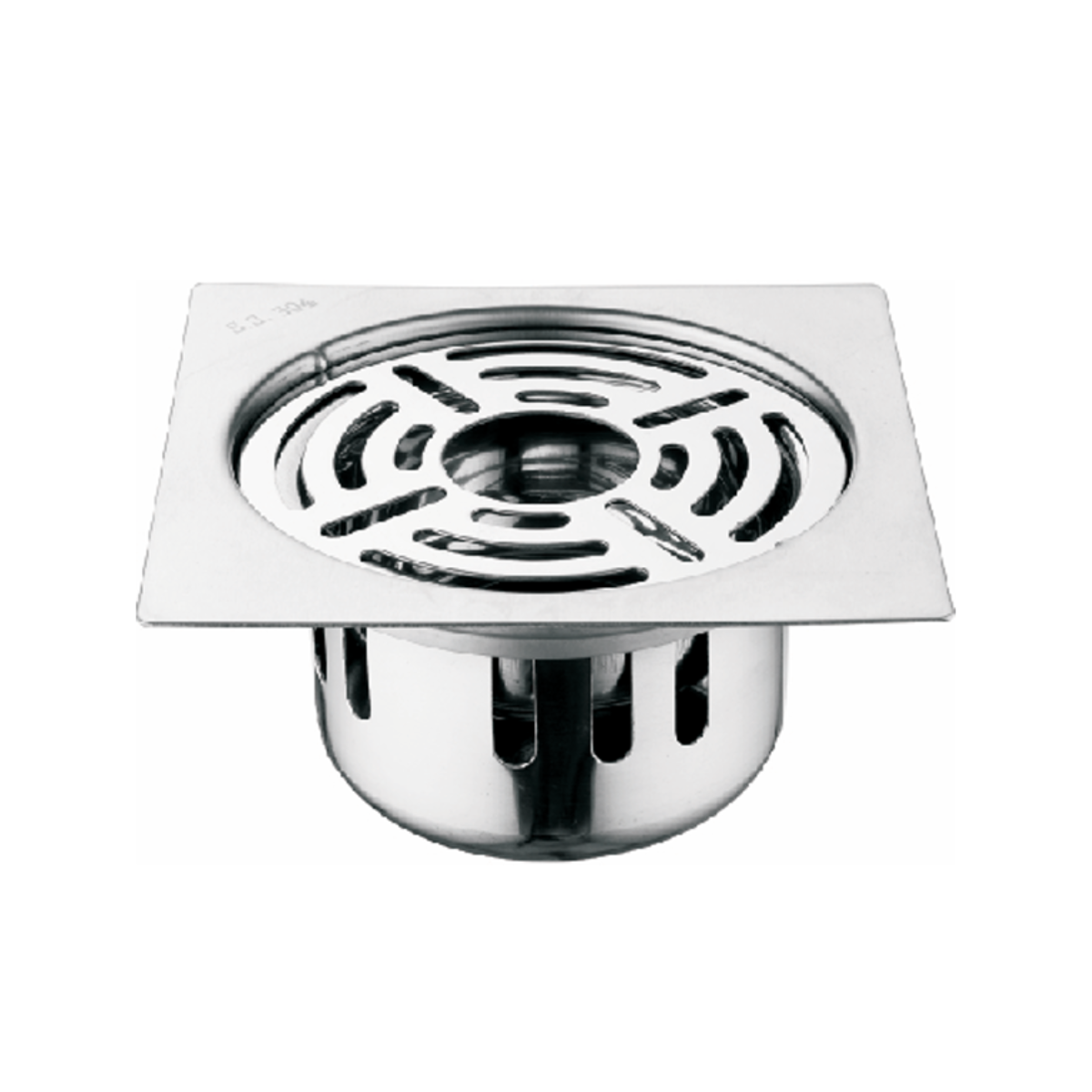SS 304 (Smile) Anti-Cockroach Trap Hole (Square) 5"x5"