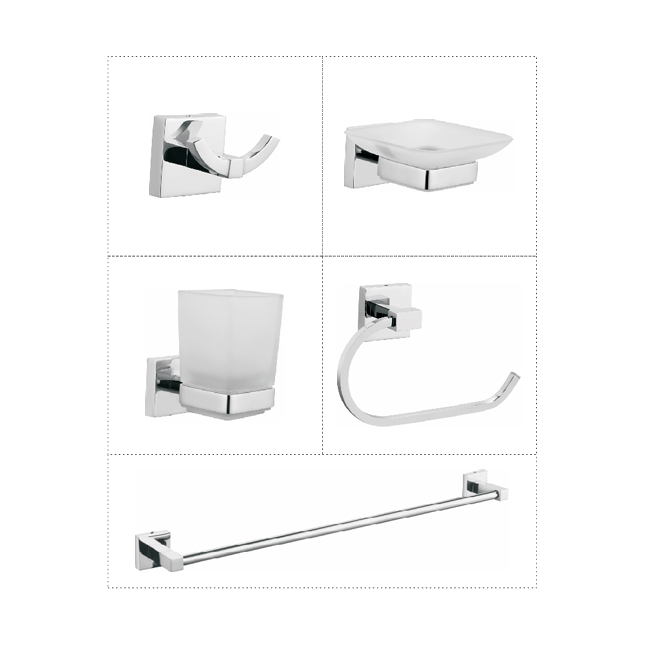 Bath Set of 5 Pcs (BBS-IOOOI to 10005)