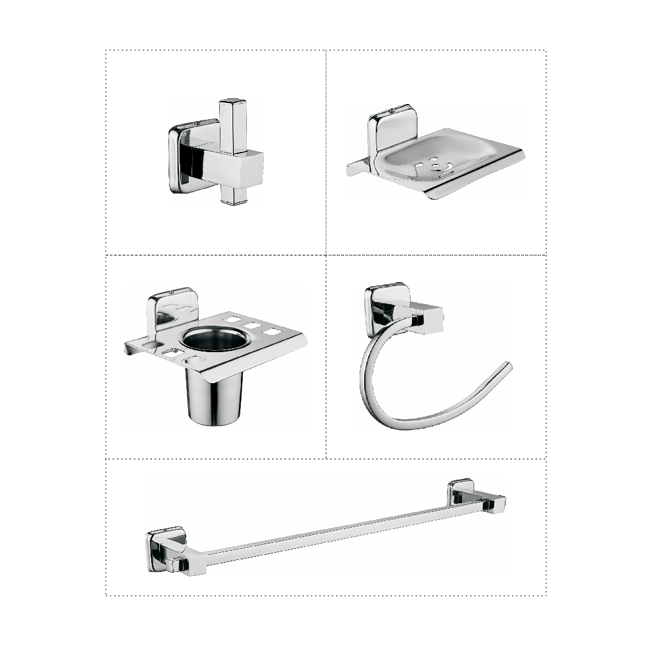Bath Set of 5 Pcs